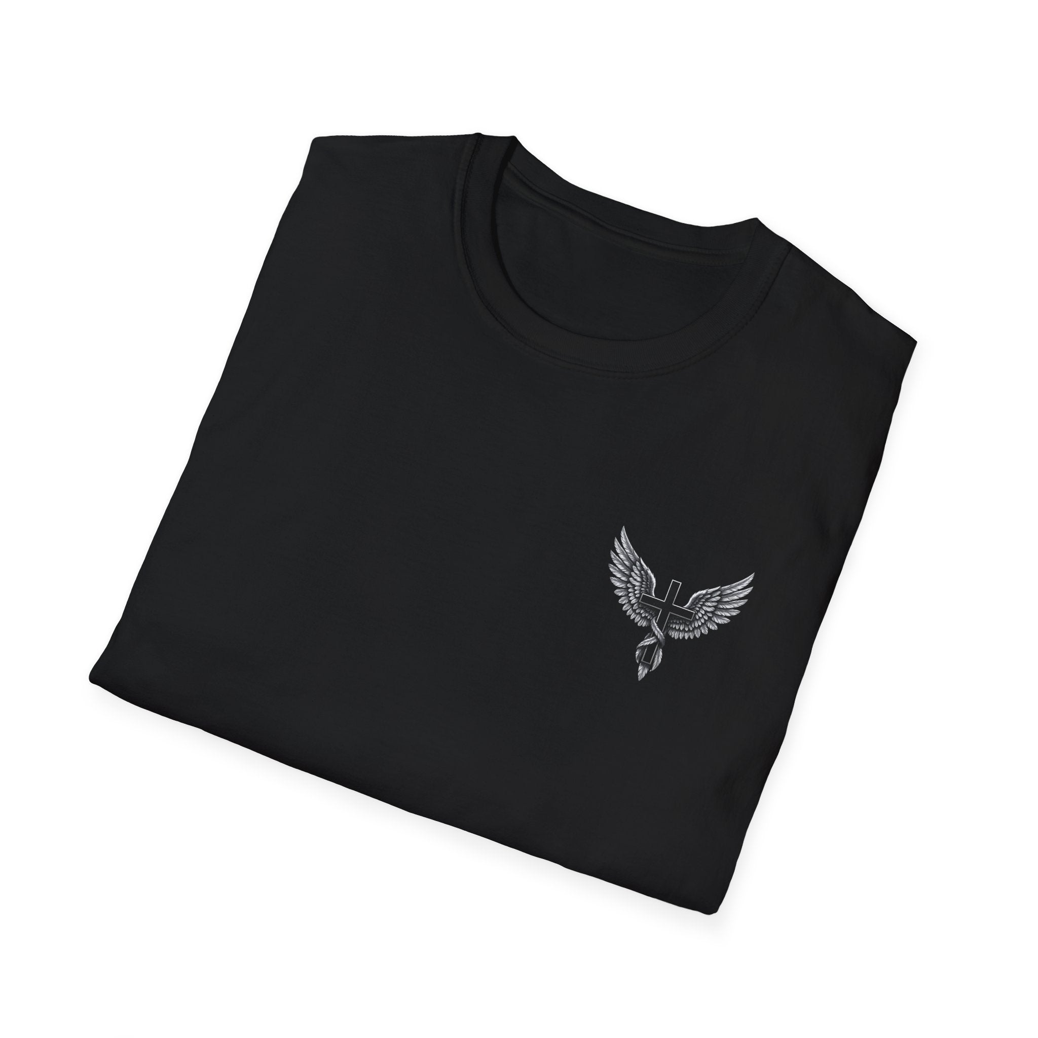 Christian T-Shirt — "Not Perfect Just Forgiven" Cross Tee
